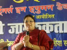 Ms. Hemlata Kheria, Member, NCW was the chief guest at LAP organized by UMMANG, Partners in Human Development held in Dist. Noorsarai, Bihar