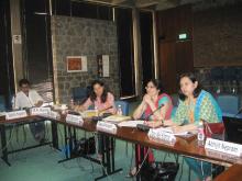 Mr.Avijit Nepram, Ms Seema, Dr. Deepa Ahluwalia, Dr Charu Wali Khanna(L-R)